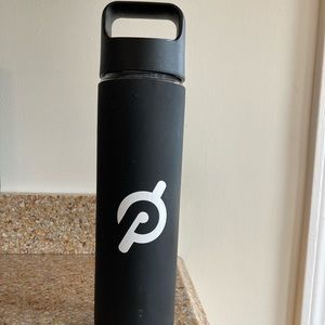 Peloton glass water bottle